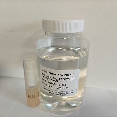 Cas 86846 21 1 Peg 20 Gliceril Triisostearato Remover de maquiagem para cuidados da pele Emulsionador para óleos de limpeza