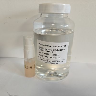 PEG-20 Gliceryl Triisostearate 86846 21 1 Amarelo pálido Remover maquiagem Emulsionante Bom limpador de óleo