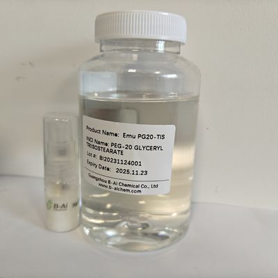Cas 86846 21 1 Peg 20 Gliceril Triisostearato Remover de maquilhagem para cuidados da pele